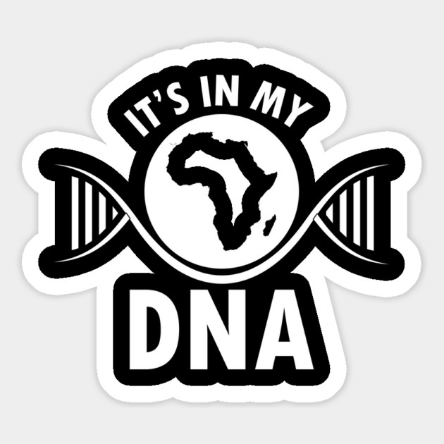 It's in my DNA, Black History, DNA, Fingerprint, African Magnet by UrbanLifeApparel