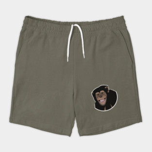 Funny Chimpanzee Smiling Jungle Shorts