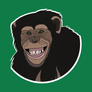 Funny Chimpanzee Smiling Jungle T-Shirt