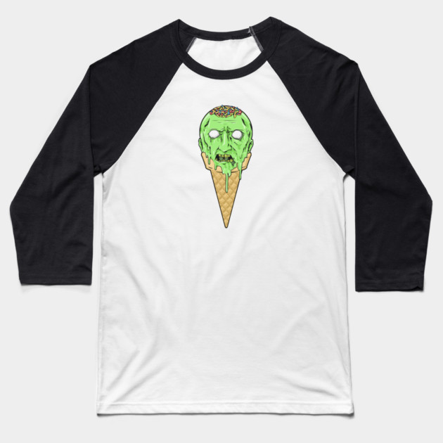 Ice Scream Baseball T-Shirt by enrynz
