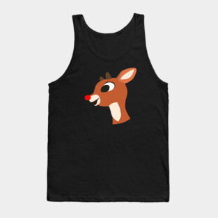 Rudolph the Red Nose Raindeer Tank Top