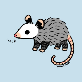 Possum opossum Heck Recolor T-Shirt