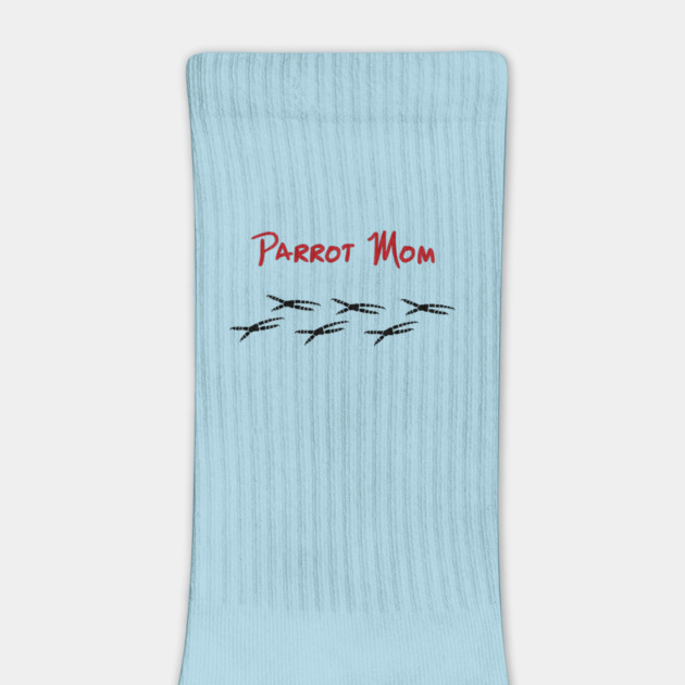 Parrot Mom with Footprints by Einstein Parrot