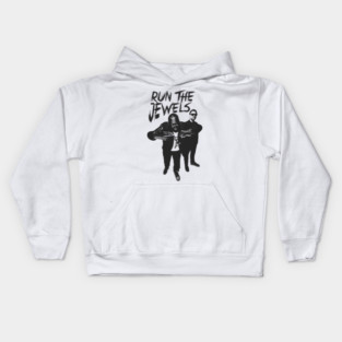 Run The Jewels || Vintage Halftone Style || Fan Art Design| Kids Hoodie