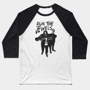 Run The Jewels || Vintage Halftone Style || Fan Art Design| Baseball T-Shirt