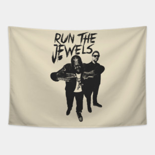 Run The Jewels || Vintage Halftone Style || Fan Art Design| Tapestry