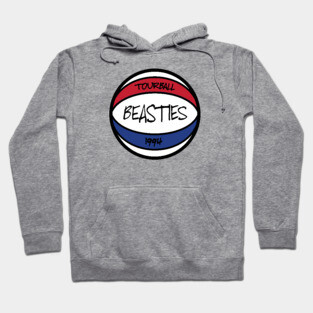 Beasties Tour Ball 1994 Red White and Blue Hoodie