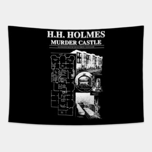 H.H. Holmes Murder Castle Tapestry