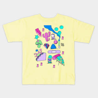 Sticker Collection Kids T-Shirt