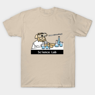 Puns Science Lab and Dog T-Shirt