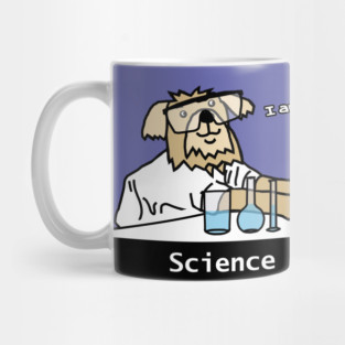 Puns Science Lab and Dog Mug