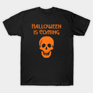 Halloween is Coming Orange Cheeky Witch® T-Shirt