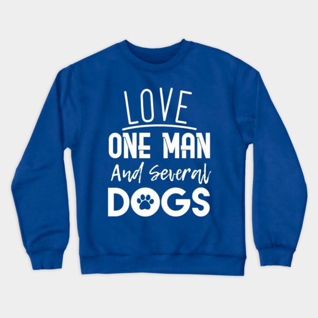 Dog Lover Woman Crewneck Sweatshirt by enrynz