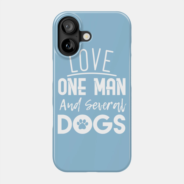 Dog Lover Woman Phone Case by enrynz