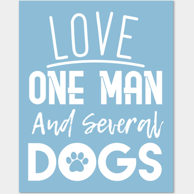 Dog Lover Woman Wall Art by enrynz