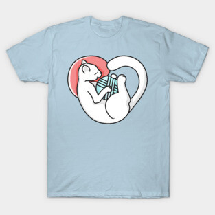 Sleeping Hearty Cat T-Shirt