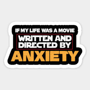 Funny Anxiety Quote Magnet