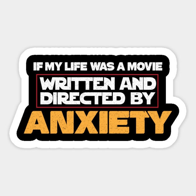 Funny Anxiety Quote Magnet by The WYLD Tribe