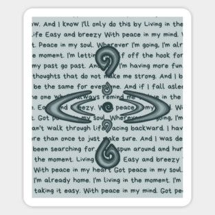 Mindfulness Symbol Sticker