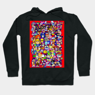 Classic cartoon collage art Hoodie