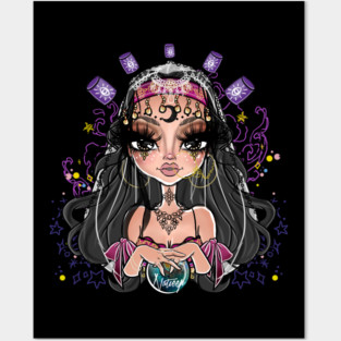 fortune teller [INKTOBER] Posters and Art