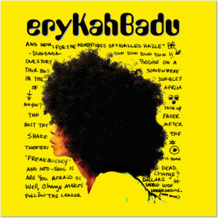 erykah badu Posters and Art