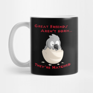 African Grey Friends are Hatched Mug