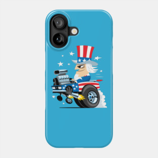 Uncle Sam Hot Rod Phone Case