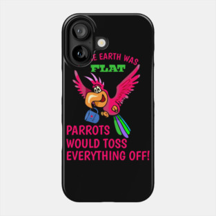 Parrot tossing mug Phone Case