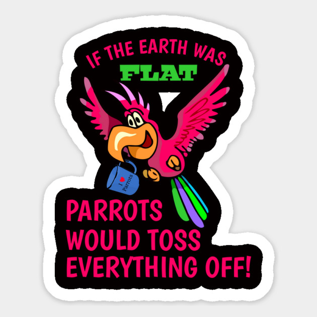 Parrot tossing mug Magnet by Einstein Parrot