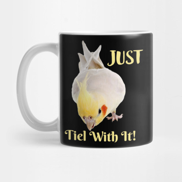 Cockatiel Parrot , Just Tiel With It! by Einstein Parrot
