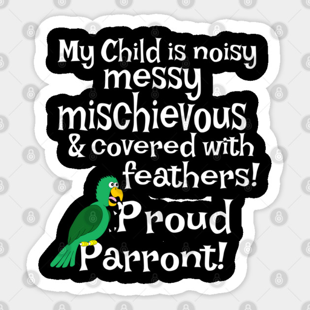 Proud Parent Parrot Sticker by Einstein Parrot