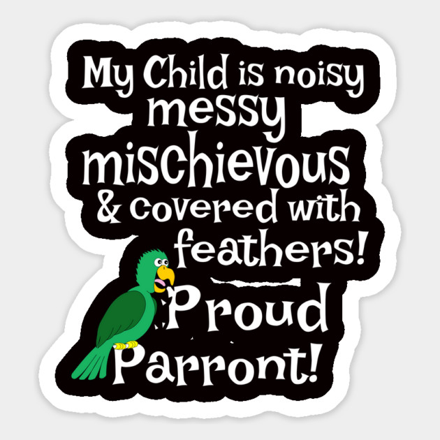 Proud Parent Parrot Magnet by Einstein Parrot