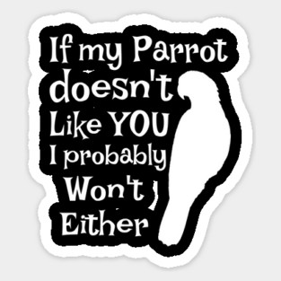 Parrot Doesn't Like You Magnet