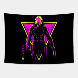 Retro predator Tapestry