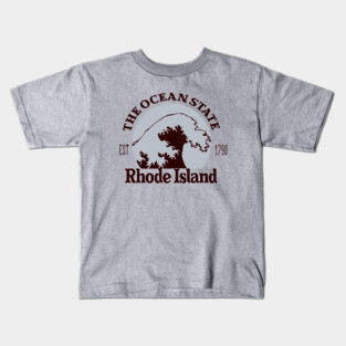 Rhode Island, The Ocean State Kids T-Shirt
