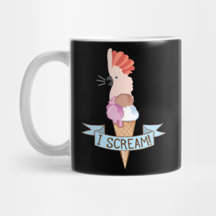 Moluccan Cockatoo Ice Cream Parrot Mug