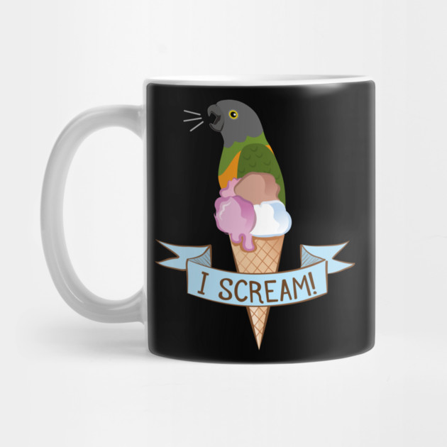 Senegal Parrot Ice Cream by Einstein Parrot