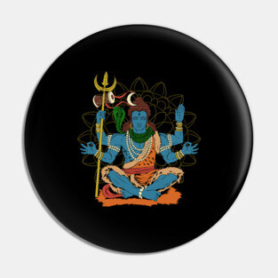 Hindu God - Shiva Pin