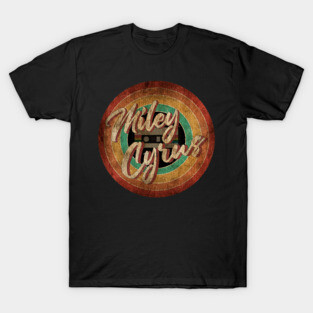 Miley Cyrus Vintage Circle Art T-Shirt