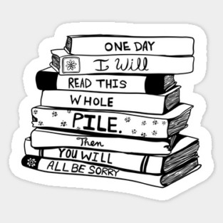 ONE DAY - FOR BOOK LOVERS Sticker