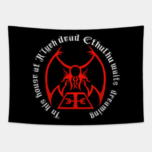 Cthulhu Sigil Tapestry