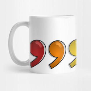 Comma Chameleon - rainbow Mug