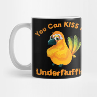 Sun Conure Parrot Kiss Underfluffies Mug