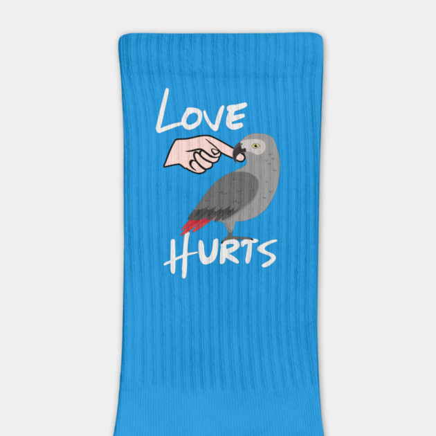 Love Hurts African Grey Parrot Biting Finger by Einstein Parrot