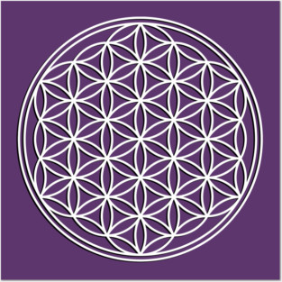 Sacred Geometry - Flower Of Life - Symbol 1 Posters and Art