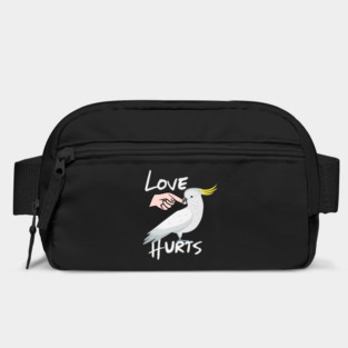 Love Hurts Cockatoo Parrot Biting Finger Bag