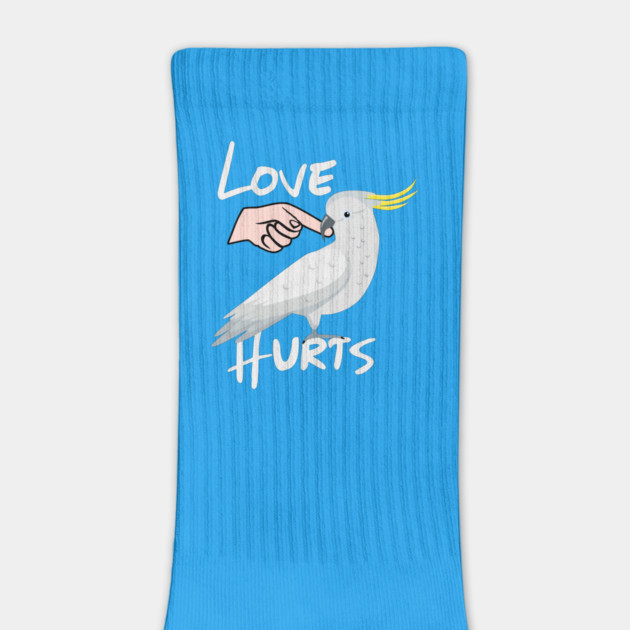 Love Hurts Cockatoo Parrot Biting Finger by Einstein Parrot