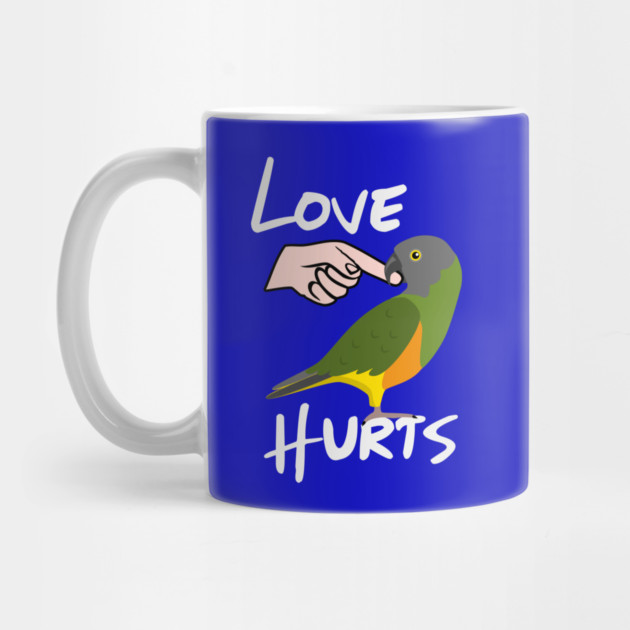 Love Hurts Senegal Parrot Biting Finger by Einstein Parrot