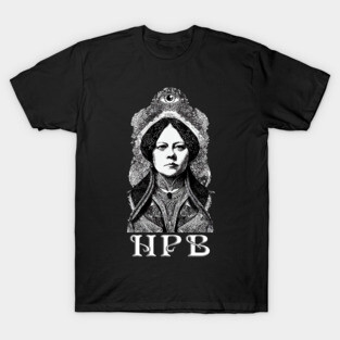 Madame Helena P Blavatsky Esoteric Art Nouveau Design T-Shirt